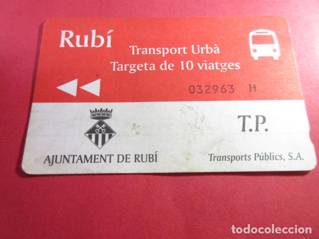Coleccionismo Billetes de transporte: ref: TAR_AREA_CAT-01 - TODAS DIFERENTES - TARJETA MAGNETICAS - RUBI VER DIFERENTES TARJETAS