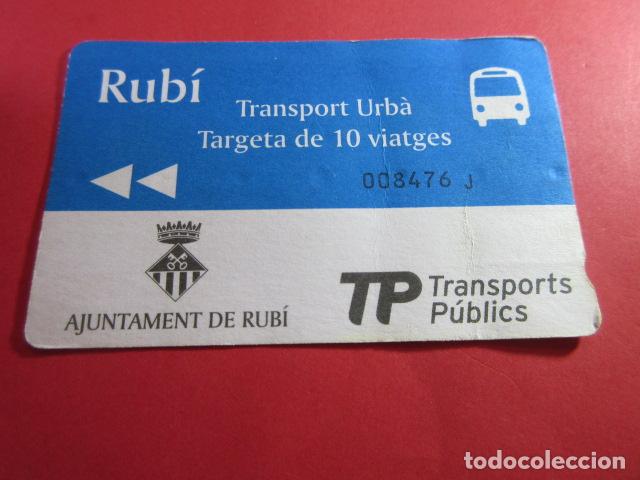 Coleccionismo Billetes de transporte: ref: TAR_AREA_CAT-01 - TODAS DIFERENTES - TARJETA MAGNETICAS - RUBI VER DIFERENTES TARJETAS