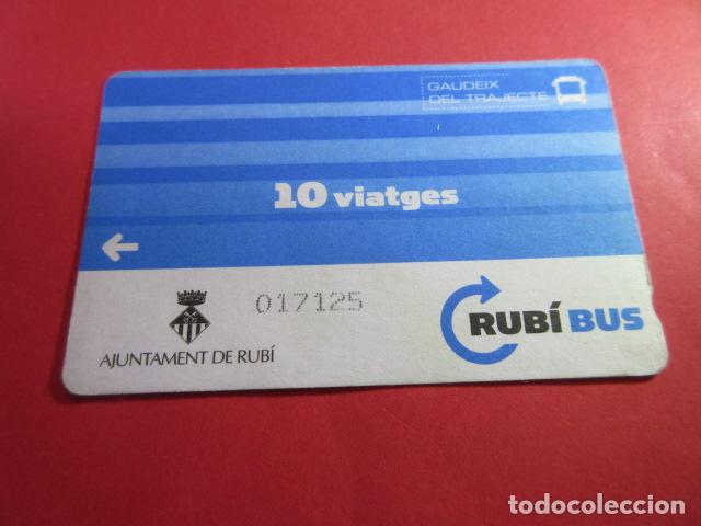 Coleccionismo Billetes de transporte: ref: TAR_AREA_CAT-01 - TODAS DIFERENTES - TARJETA MAGNETICAS - RUBI VER DIFERENTES TARJETAS