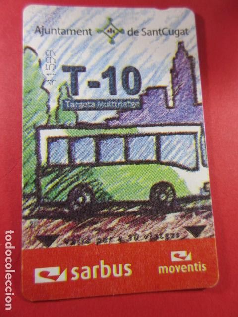Coleccionismo Billetes de transporte: ref: TAR_AREA_CAT-01 - TODAS DIFERENTES - TARJETA MAGNETICAS - SANT CUGAT SARBUS SERIE MODELO 2