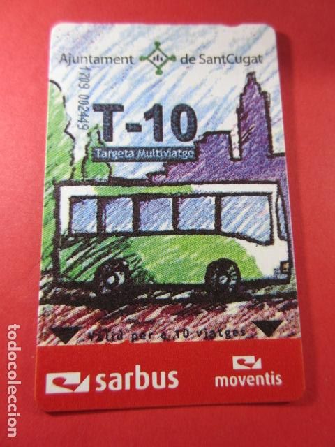 Coleccionismo Billetes de transporte: ref: TAR_AREA_CAT-01 - TODAS DIFERENTES - TARJETA MAGNETICAS - SANT CUGAT SARBUS SERIE MODELO 3