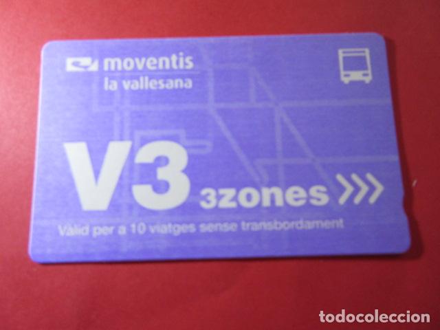 Coleccionismo Billetes de transporte: ref: TAR_AREA_CAT-01 - TODAS DIFERENTES - TARJETA MAGNETICAS - MOVENTIS LA VALLESANA - SIN SERIE