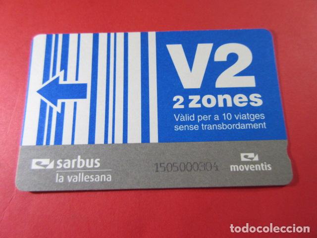 Coleccionismo Billetes de transporte: ref: TAR_AREA_CAT-01 - TODAS DIFE1A MAGNETICAS - MOVENTIS SARBUS -