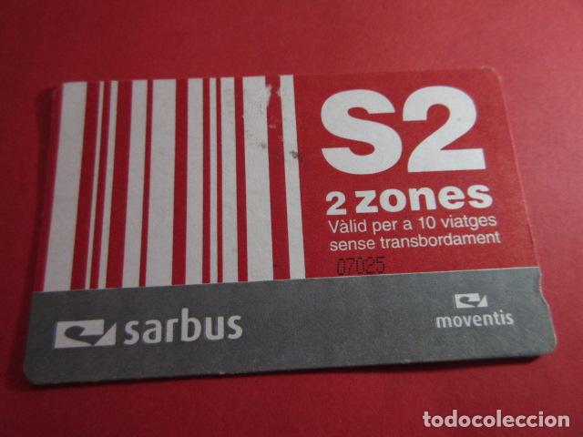 Coleccionismo Billetes de transporte: ref: TAR_AREA_CAT-01 - TODAS DIFE1A MAGNETICAS - MOVENTIS SARBUS - SERIE PEQUE&Ntilde;A