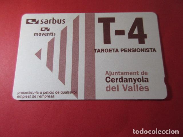Coleccionismo Billetes de transporte: ref: TAR_AREA_CAT-01 - TODAS DIFERENTES - TAREJTAS MAGNETICAS MOVENTIS SARBUS - CERDANYOLA SIN SERIE