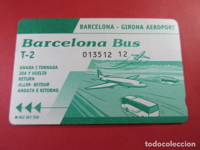 Coleccionismo Billetes de transporte: ref: TAR_AREA_CAT-01 - TODAS DIFERENTES - TARJETAS MAGNETICAS - BARCELONA BUS - SERIE A&Ntilde;O 2012