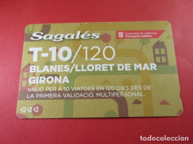 Coleccionismo Billetes de transporte: ref: TAR_AREA_CAT-01 - TODAS DIFERENTES - TARJETAS MAGNETICAS - BLANES LLORET