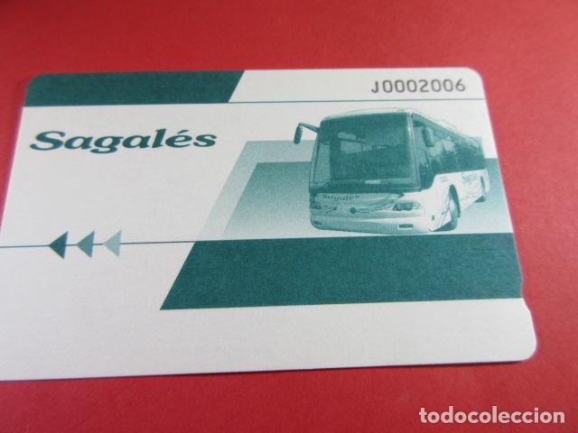 Coleccionismo Billetes de transporte: ref: TAR_AREA_CAT-01 - TODAS DIFERENTES - TARJETAS MAGNETICAS - SAGALES CON SERIE
