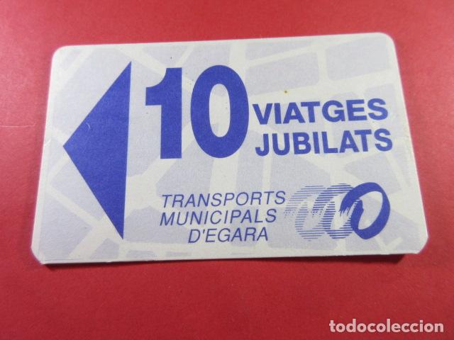 Coleccionismo Billetes de transporte: ref: TAR_AREA_CAT-01 - TODAS DIFERENTES - TARJETAS MAGNETICAS - TERRASSA EGARA -