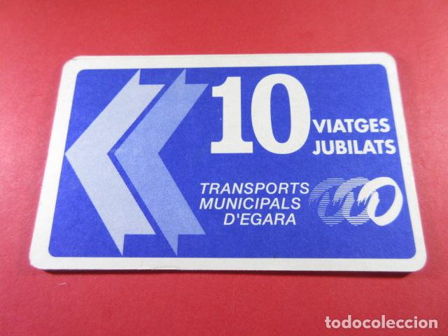 Coleccionismo Billetes de transporte: ref: TAR_AREA_CAT-01 - TODAS DIFERENTES - TARJETAS MAGNETICAS - TERRASSA EGARA - TARRASSA