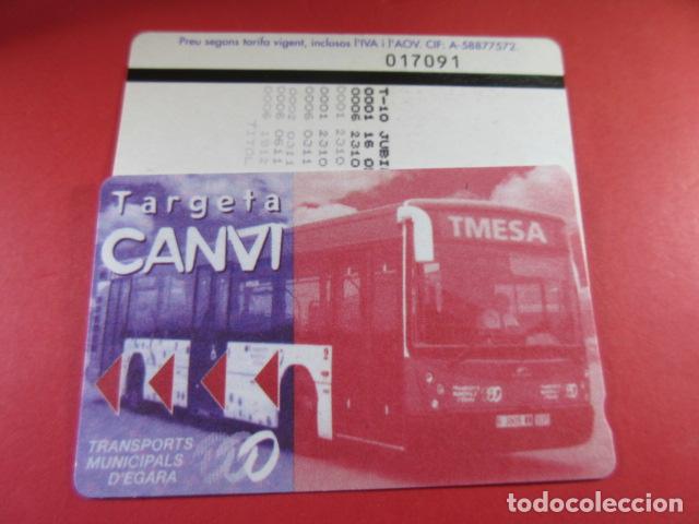 Coleccionismo Billetes de transporte: ref: TAR_AREA_CAT-01 - TODAS DIFERENTES - TARJETAS MAGNETICAS - TERRASSA EGARA - TARRASSA MOD- 1