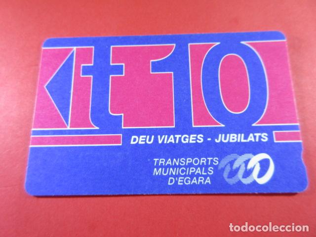 Coleccionismo Billetes de transporte: ref: TAR_AREA_CAT-01 - TODAS DIFERENTES - TARJETAS MAGNETICAS - TERRASSA EGARA - TARRASSA
