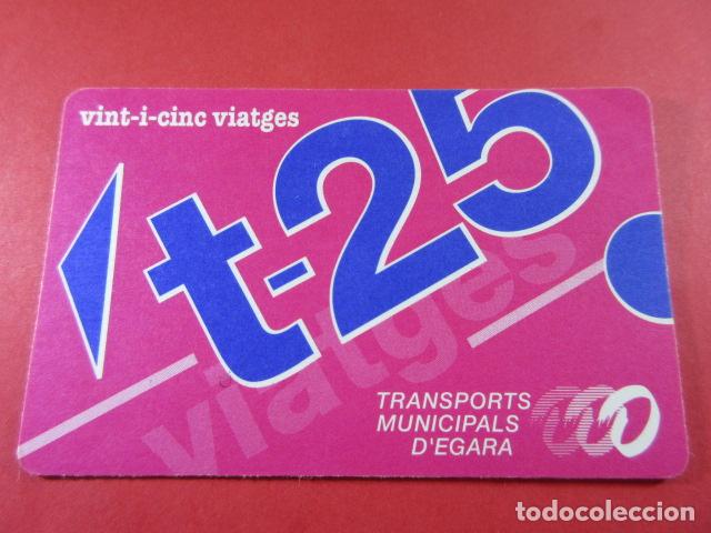 Collectionnisme Billets de transport: ref: TAR_AREA_CAT-01 - TODAS DIFERENTES - TARJETAS MAGNETICAS - TERRASSA EGARA - TARRASSA