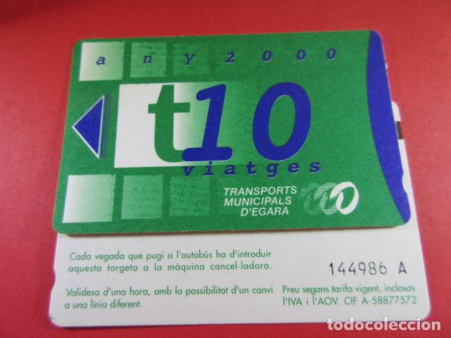 Collectionnisme Billets de transport: ref: TAR_AREA_CAT-01 - TODAS DIFERENTES - TARJETAS MAGNETICAS - TERRASSA EGARA - TARRASSA 2000