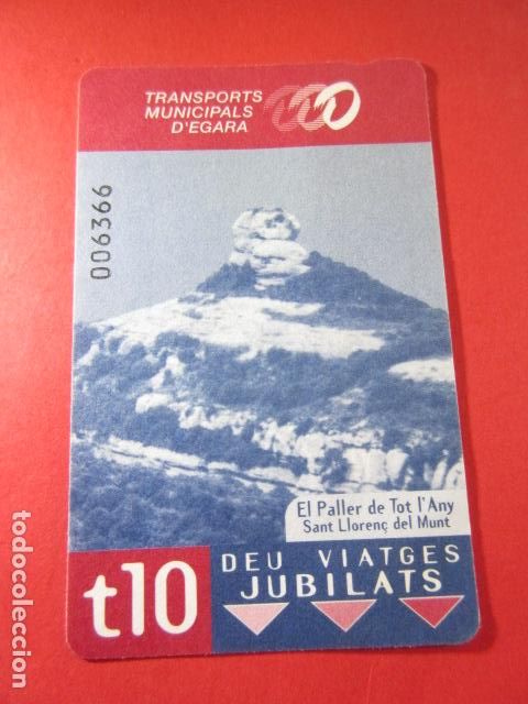 Collectionnisme Billets de transport: ref: TAR_AREA_CAT-01 - TODAS DIFERENTES - TARJETAS MAGNETICAS - TERRASSA EGARA - TARRASSA 2002