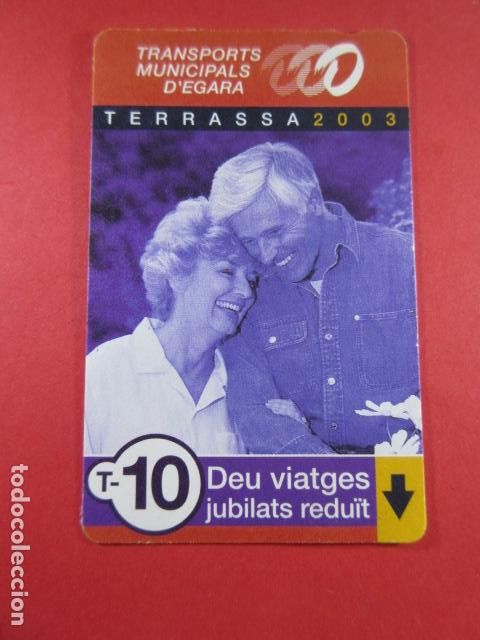 Collectionnisme Billets de transport: ref: TAR_AREA_CAT-01 - TODAS DIFERENTES - TARJETAS MAGNETICAS - TERRASSA EGARA - TARRASSA 2003