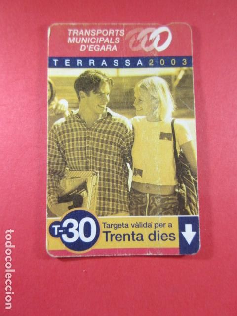 Colecionismos Bilhetes de Transporte: ref: TAR_AREA_CAT-01 - TODAS DIFERENTES - TARJETAS MAGNETICAS - TERRASSA EGARA - TARRASSA 2003