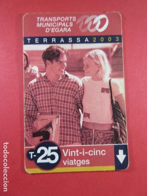 Colecionismos Bilhetes de Transporte: ref: TAR_AREA_CAT-01 - TODAS DIFERENTES - TARJETAS MAGNETICAS - TERRASSA EGARA - TARRASSA 2003