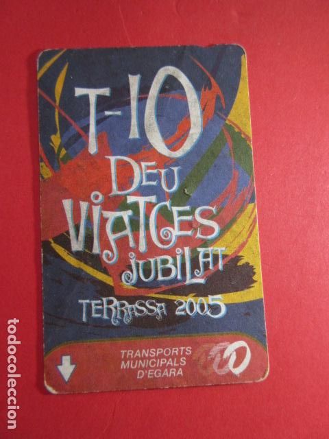 Colecionismos Bilhetes de Transporte: ref: TAR_AREA_CAT-01 - TODAS DIFERENTES - TARJETAS MAGNETICAS - TERRASSA EGARA - TARRASSA 2005