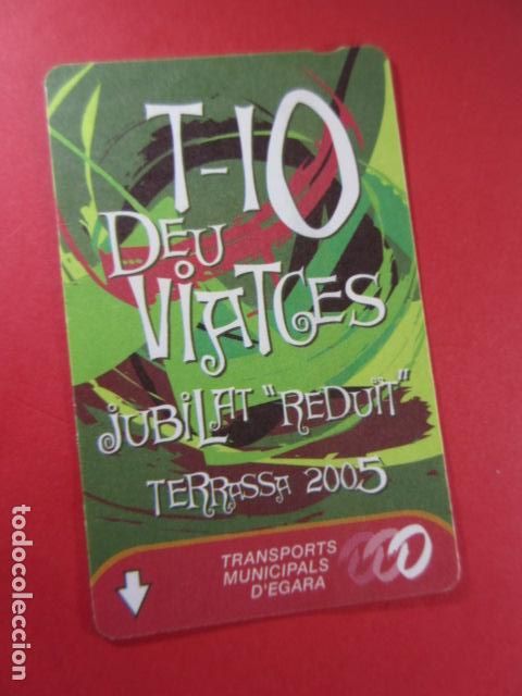 Colecionismos Bilhetes de Transporte: ref: TAR_AREA_CAT-01 - TODAS DIFERENTES - TARJETAS MAGNETICAS - TERRASSA EGARA - TARRASSA 2005