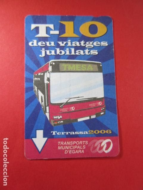 Colecionismos Bilhetes de Transporte: ref: TAR_AREA_CAT-01 - TODAS DIFERENTES - TARJETAS MAGNETICAS - TERRASSA EGARA - TARRASSA 2006