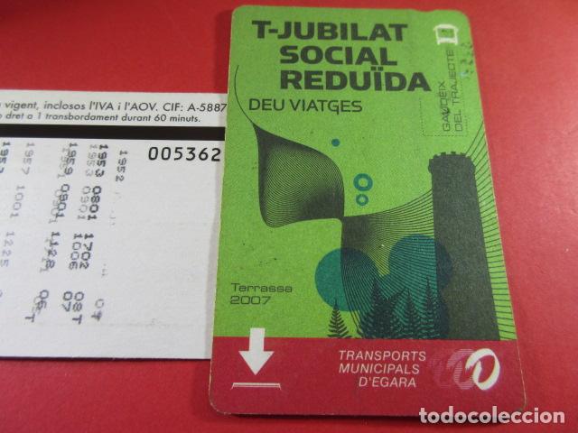 Colecionismos Bilhetes de Transporte: ref: TAR_AREA_CAT-01 - TODAS DIFERENTES - TARJETAS MAGNETICAS - TERRASSA EGARA - TARRASSA 2007