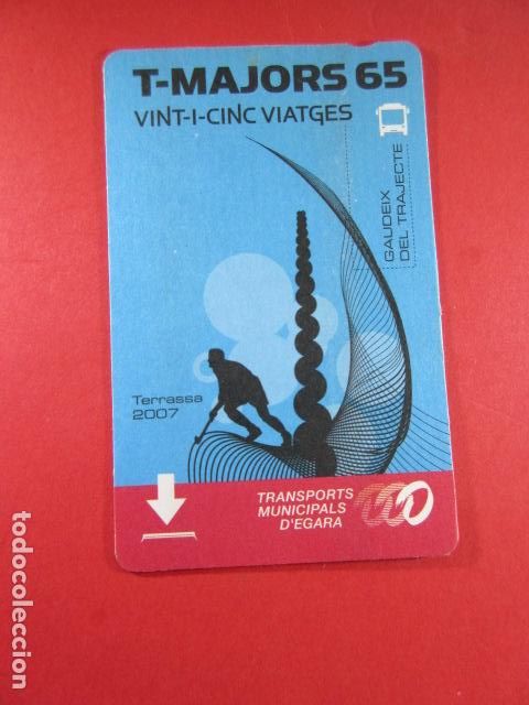Colecionismos Bilhetes de Transporte: ref: TAR_AREA_CAT-01 - TODAS DIFERENTES - TARJETAS MAGNETICAS - TERRASSA EGARA - TARRASSA 2007