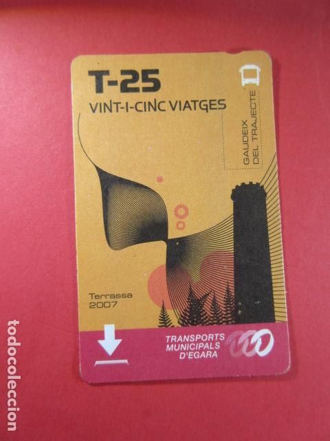 Colecionismos Bilhetes de Transporte: ref: TAR_AREA_CAT-01 - TODAS DIFERENTES - TARJETAS MAGNETICAS - TERRASSA EGARA - TARRASSA 2007