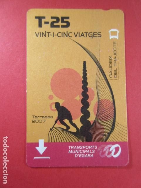 Colecionismos Bilhetes de Transporte: ref: TAR_AREA_CAT-01 - TODAS DIFERENTES - TARJETAS MAGNETICAS - TERRASSA EGARA - TARRASSA 2007