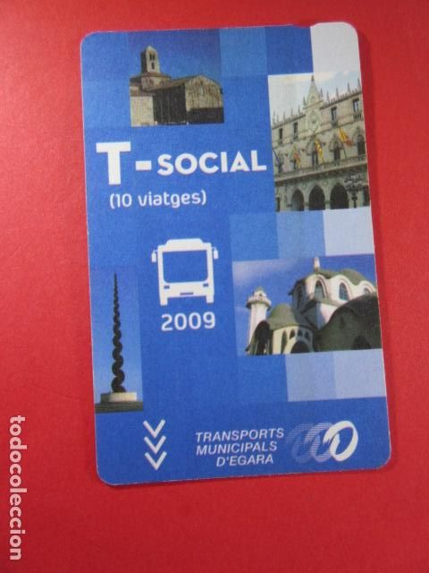 Colecionismos Bilhetes de Transporte: ref: TAR_AREA_CAT-01 - TODAS DIFERENTES - TARJETAS MAGNETICAS - TERRASSA EGARA - TARRASSA 2009