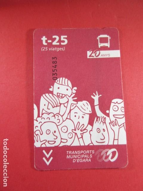 Colecionismos Bilhetes de Transporte: ref: TAR_AREA_CAT-01 - TODAS DIFERENTES - TARJETAS MAGNETICAS - TERRASSA EGARA - TARRASSA 2010