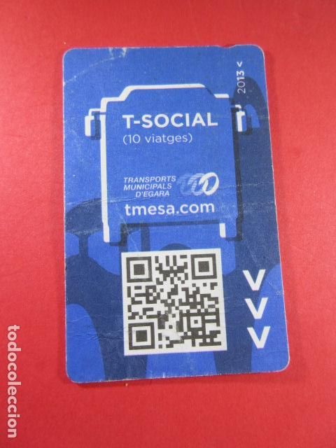 Colecionismos Bilhetes de Transporte: ref: TAR_AREA_CAT-01 - TODAS DIFERENTES - TARJETAS MAGNETICAS - TERRASSA EGARA - TARRASSA 2013