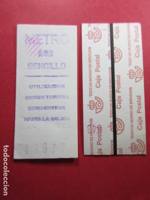 Colecionismos Bilhetes de Transporte: COLECCION METRO MADRID REFERENCIA: REFMM01 - SENCILLO - LETRA AZUL - 262 - (TEXTO 4 LINEAS SERIE 5CI