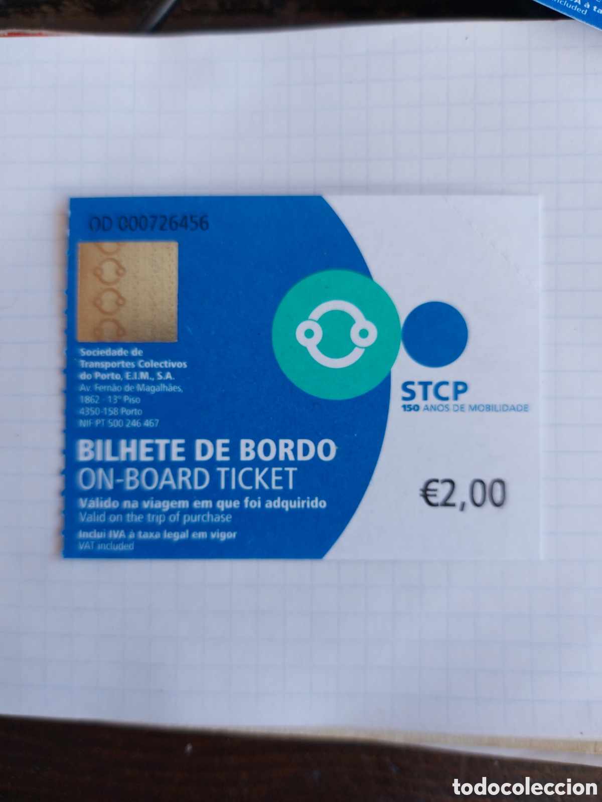 Coleccionismo Billetes de transporte: BILLETE AUTOBUS CIUDAD OPORTO PORTUGAL