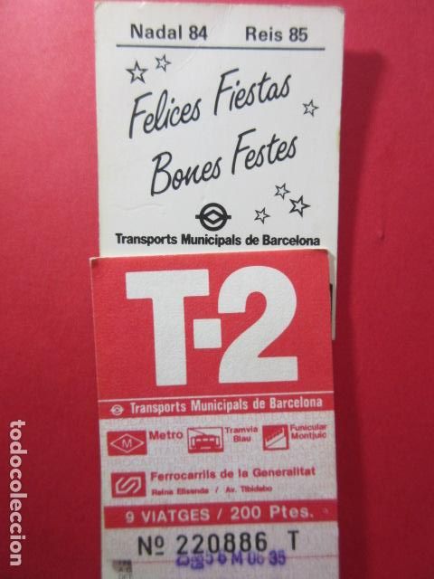 Coleccionismo Billetes de transporte: TARJETA RESISTIVA - Ref: COL_RESISTIVA - COL_RES_T2 - 1984/85 - 200 PESETAS - 9 VIAJES