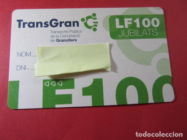Collectionnisme Billets de transport: ref: TAR_AREA_CAT-01 - TODAS DIFERENTES - TARJETAS MAGNETICAS GRANOLLERS - LF-100