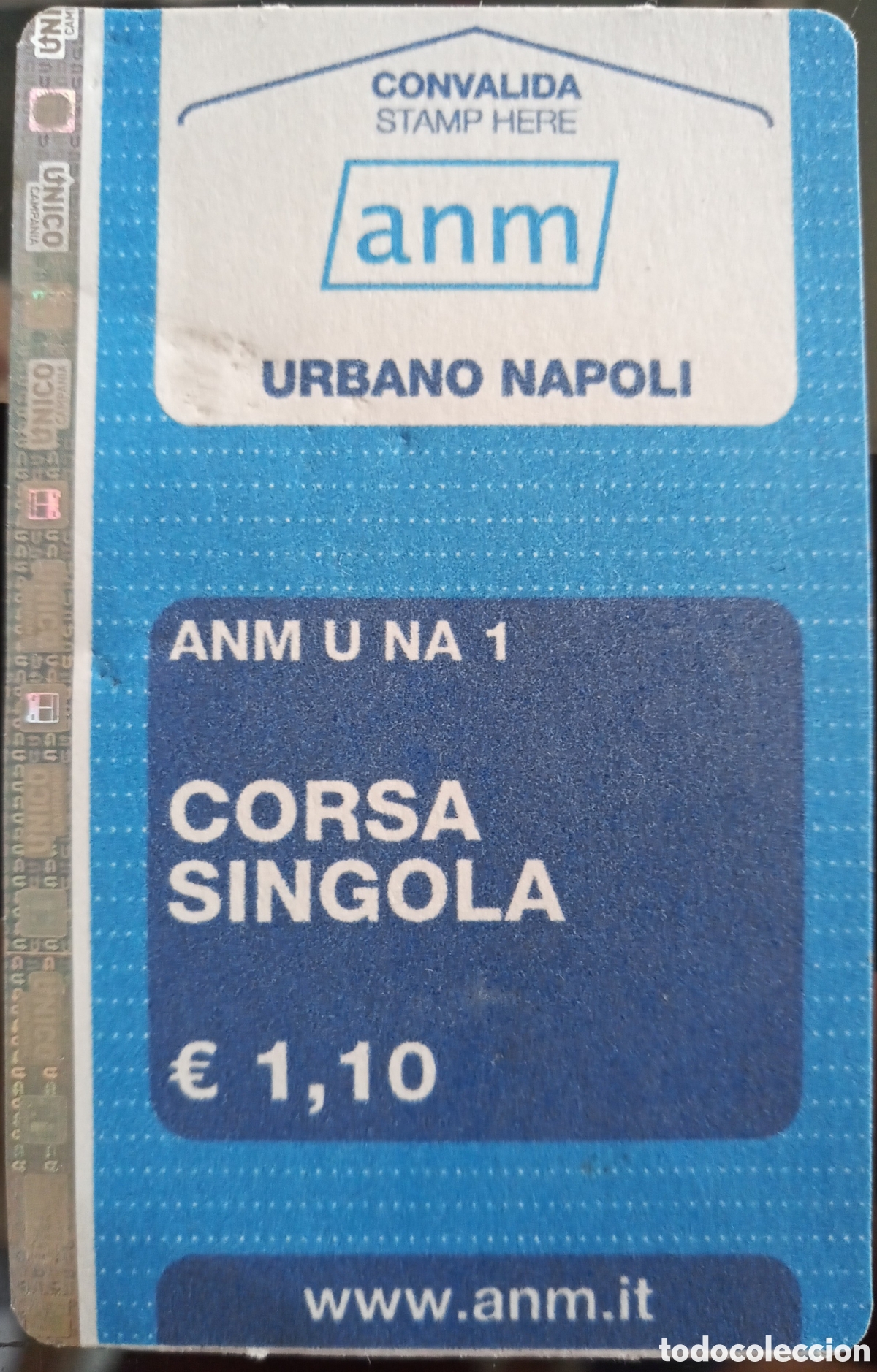 Collectables Transport Tickets: BILLETE URBANO DE N&Aacute;POLES