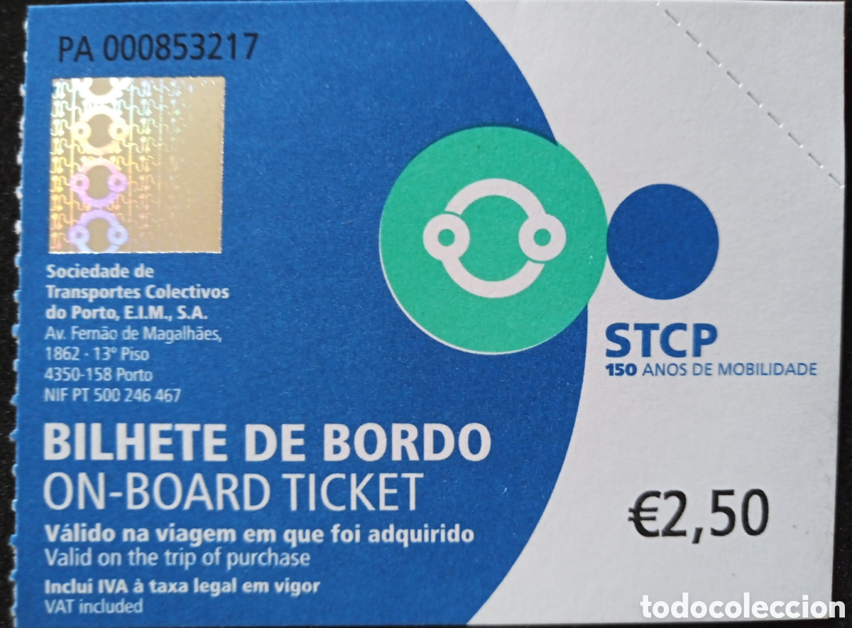 Sammeln von Fahrkarten: BILLETE DE TRANSPORTE DE OPORTO