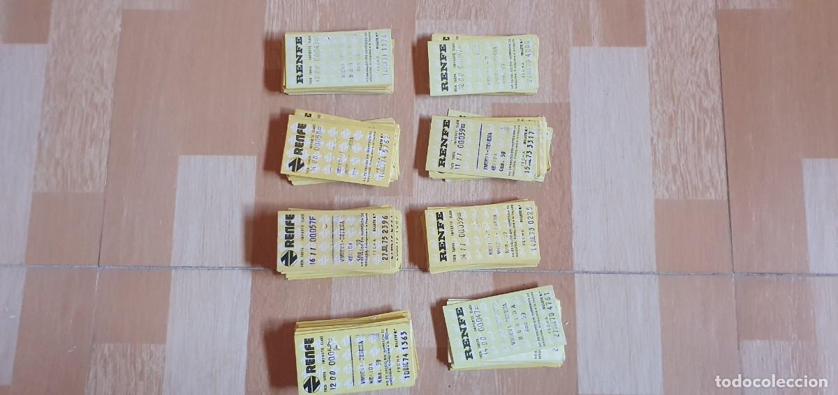 Sammeln von Fahrkarten: Lote billetes renfe antiguos a&ntilde;os 70