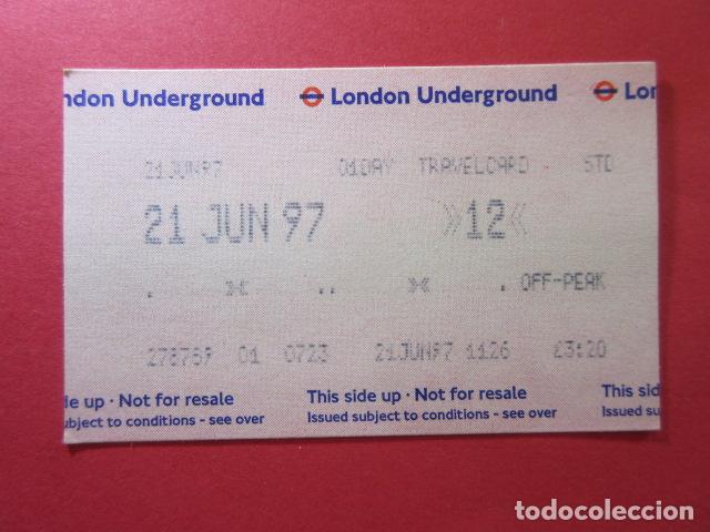 Collectionnisme Billets de transport: TARJETA METRO LONDRES 1997