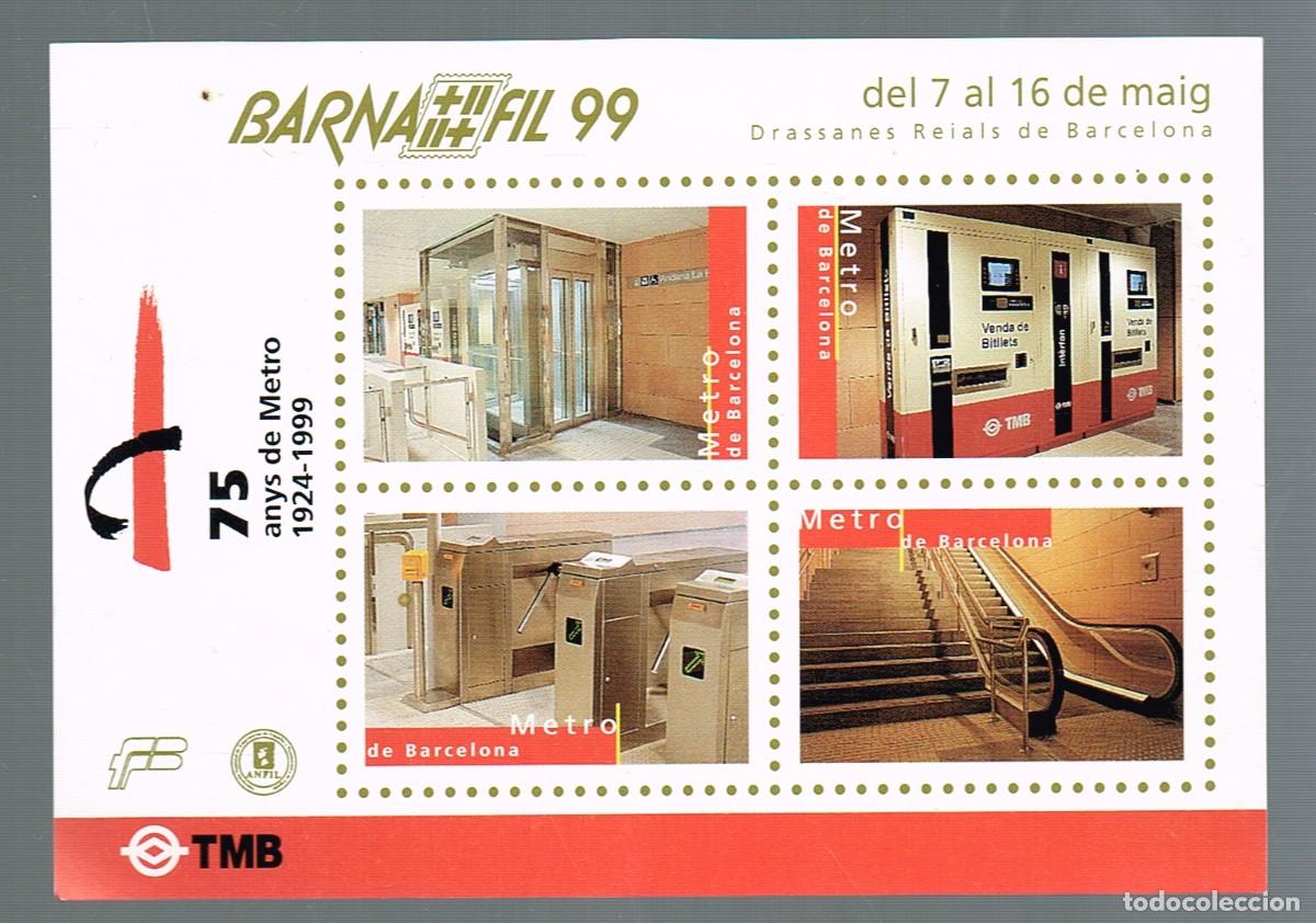 Collectionnisme Billets de transport: 1999 TMB BARNAFIL 99 - 75 ANYS DE METRO 1924-1999 BARCELONA REIALS DRASSANES