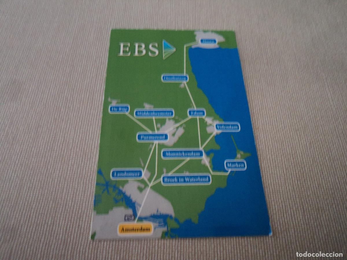 Collectionnisme Billets de transport: TARJETA DE AUTOBUS DE PAISES BAJOS, EBS, 2016