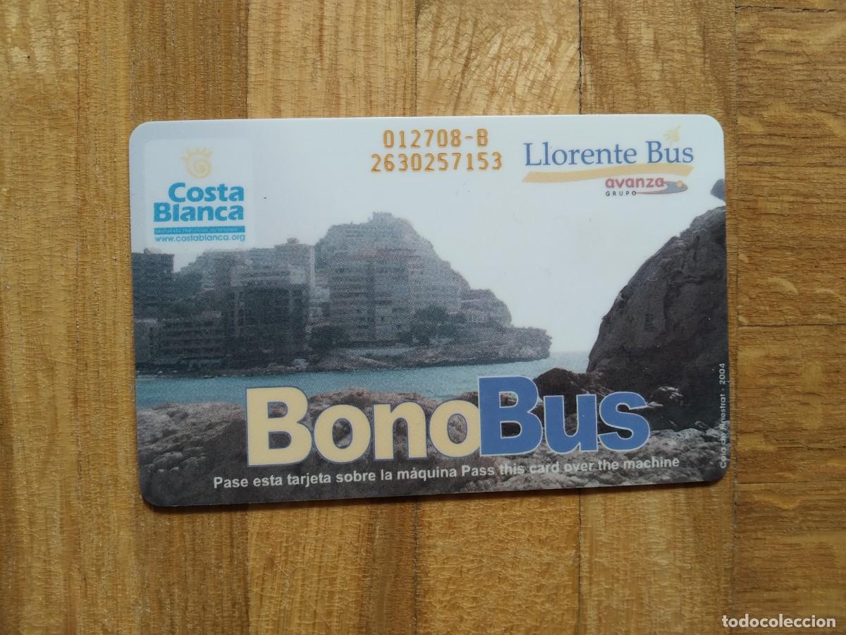 Sammeln von Fahrkarten: TARJETA DE VIAJE BONOBUS COSTA BLANCA LLORET DE MAR. VER FOTOS
