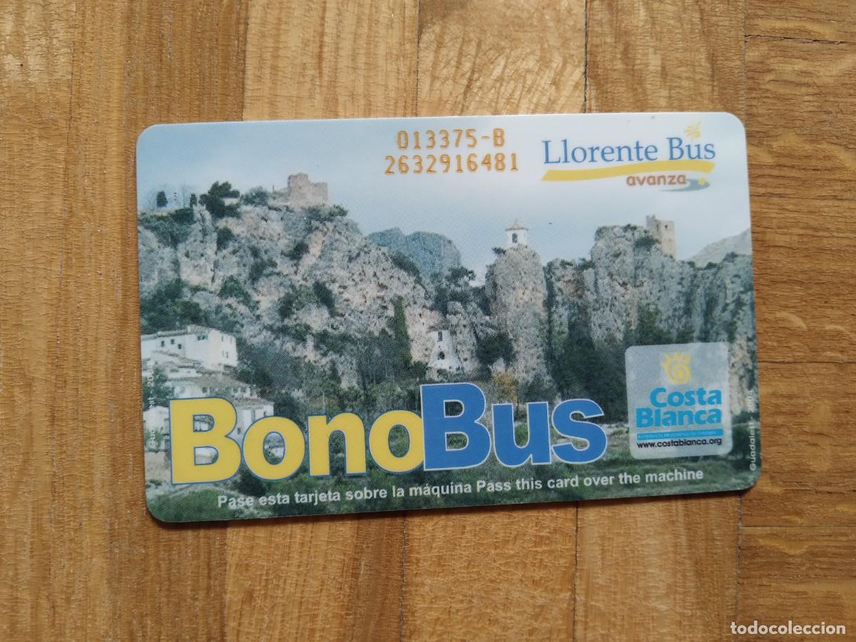 Sammeln von Fahrkarten: TARJETA DE VIAJE BONOBUS COSTA BLANCA LLORET DE MAR. VER FOTOS