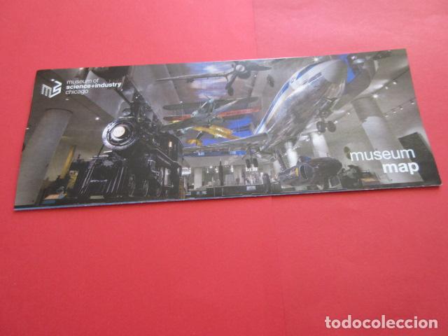 Sammeln von Fahrkarten: FOLLETO DESPLEGABLE MUSEO DE LA CIENCIA CHICAGO - FERROCARRIL