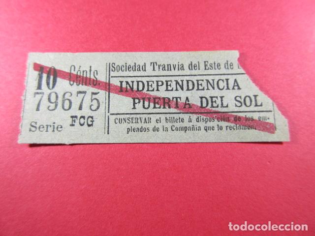 Sammeln von Fahrkarten: ref: ALB-13 (1) - BILLETE - TRANVIA DEL ESTE DE MADRID (VER TRAYECTOS