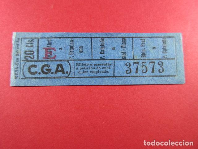 Sammeln von Fahrkarten: ref: ALB-13 (1) - BILLETE CAPICUA 37573 - COMPA&Ntilde;IA GENERAL AUTOBUSES DE BARCELONA (VER TRAY.)