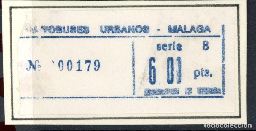 Coleccionismo Billetes de transporte: BILLETE DE TRANSPORTES URBANOS DE MALAGA / LG9.43