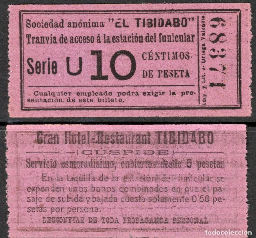 Colecionismos Bilhetes de Transporte: (F14/3) BILLETE DEL TIBIDABO DE BARCELONA / ALB2.28