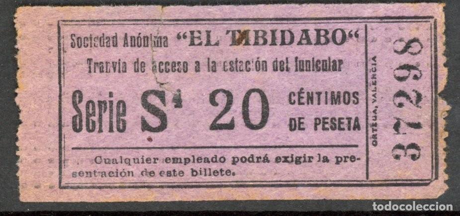 Colecionismos Bilhetes de Transporte: (F14/3) BILLETE DEL TIBIDABO DE BARCELONA / ALB2.28